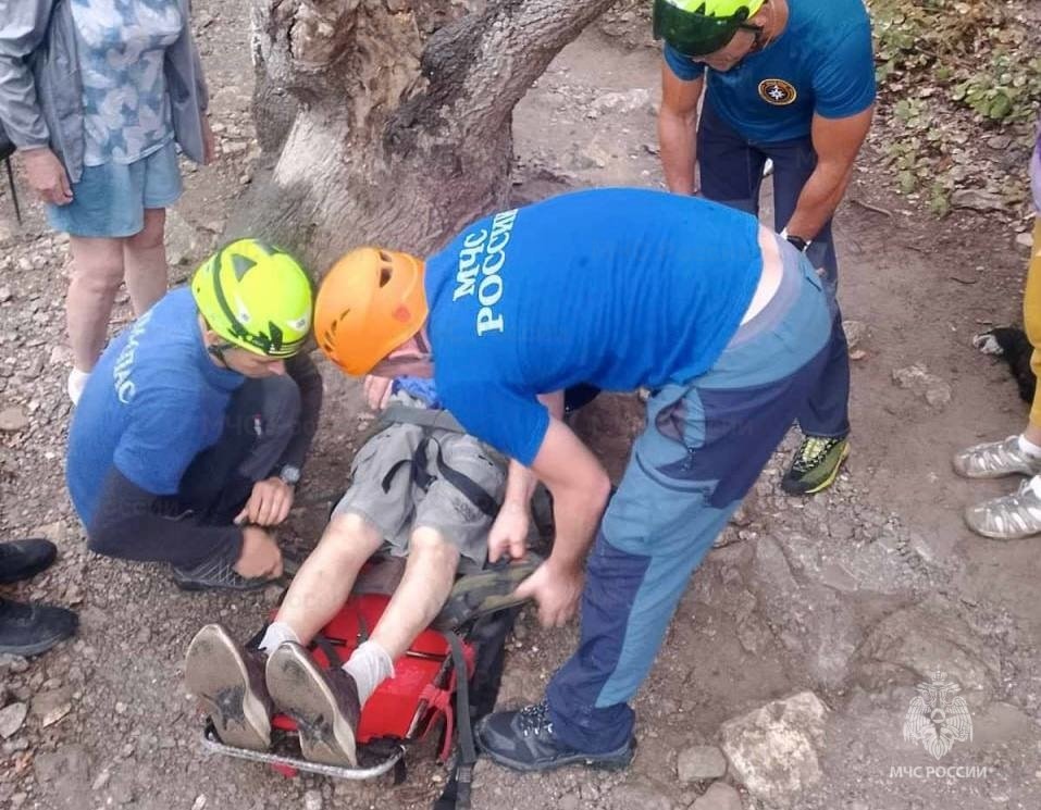 Оказание помощи в горно-лесной местности в ГО Судак