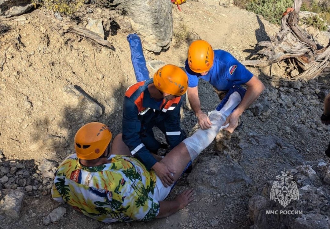 Оказание помощи в горно-лесной местности в ГО Судак